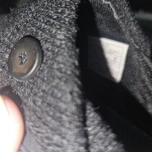 Merrell Black Leather & Sweater Slip-On Shoes